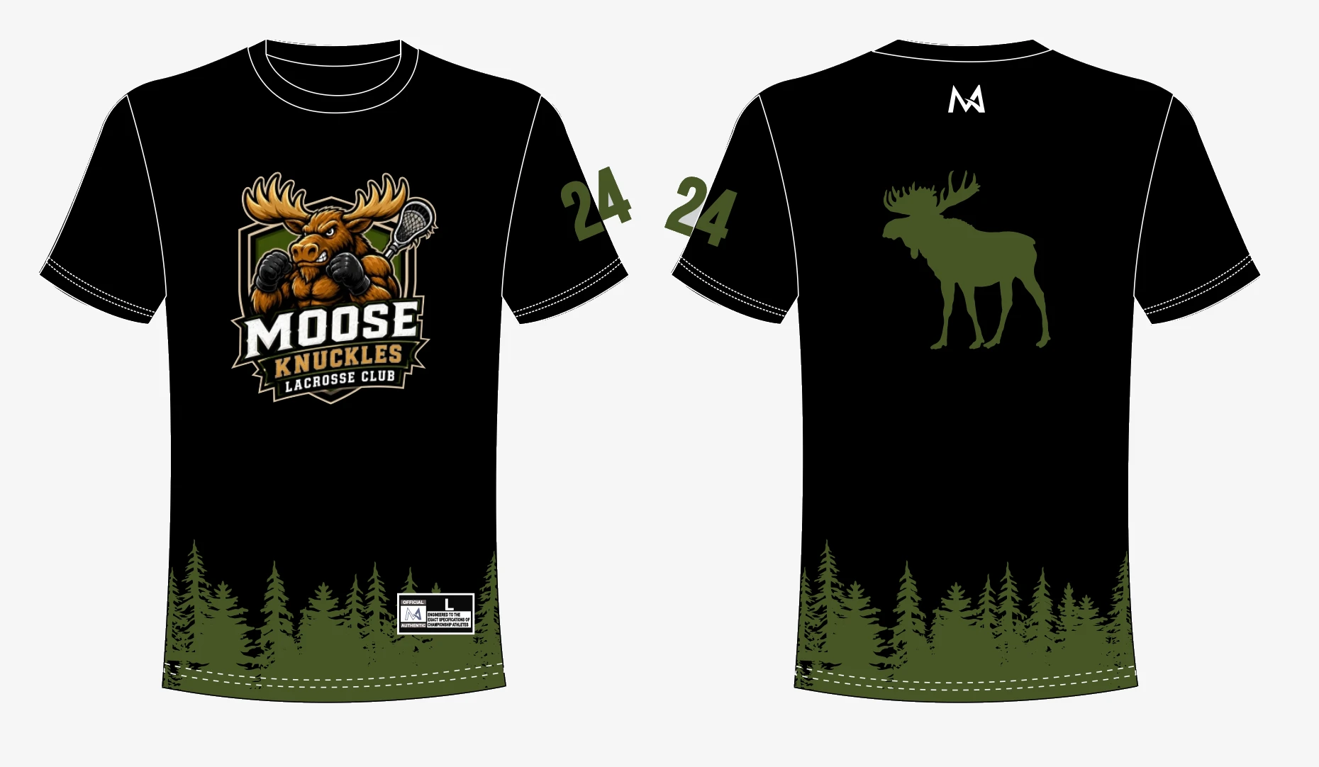 The Moose Knuckles Shooter Shirt - Black