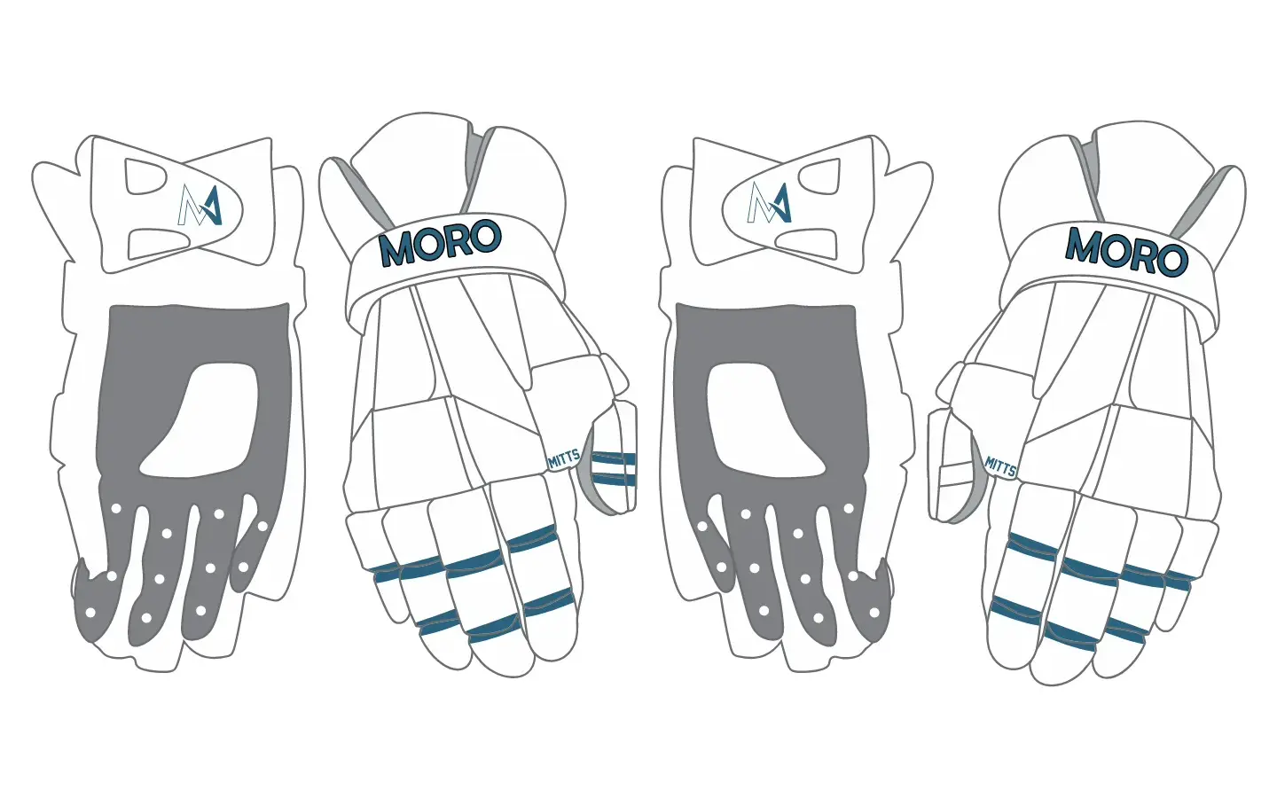 Moro Mitts White